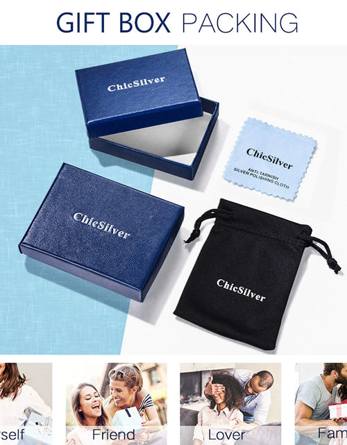 Load image into Gallery viewer, Cute Cat Necklace Sterling Silver Birthstone Pendant Necklace for Women Dainty Jewelry Valentines Day Gifts for Cat Lovers Wife Sister Mom
